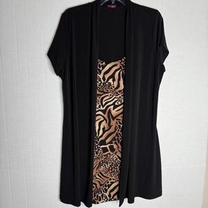SHEIN Black Curve Tank Top